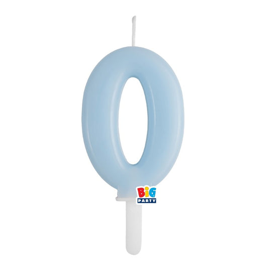 BIG PARTY CANDELA TINY PLUMP CELESTE BABY 0 CM.7