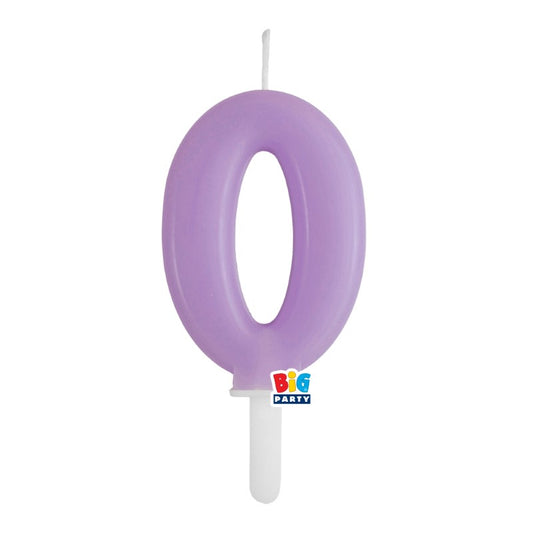 BIG PARTY CANDELA TINY PLUMP LILLA 0 CM.7