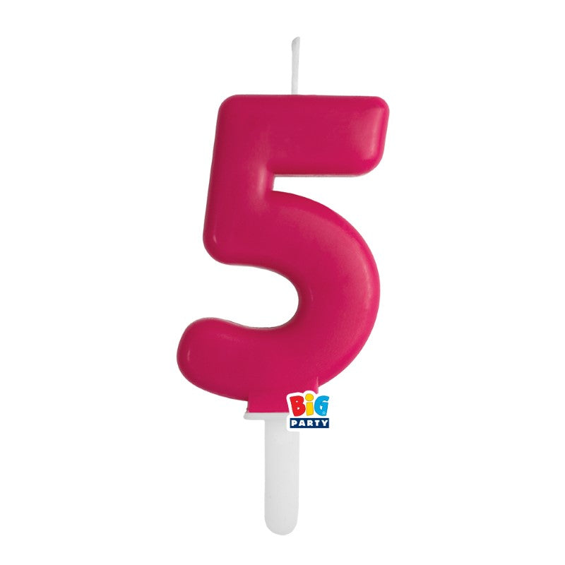 BIG PARTY CANDELA TINY PLUMP CHERRY 5 CM.7