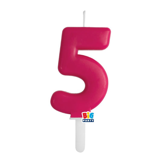 BIG PARTY CANDELA TINY PLUMP CHERRY 5 CM.7