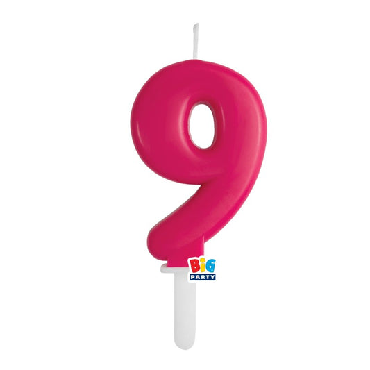 BIG PARTY CANDELA TINY PLUMP CHERRY 9 CM.7