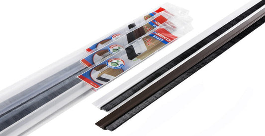 GEKO PARASPIFFERI AUTOADESIVO IN PVC CON SPAZZOLA CM.100 MARRONE