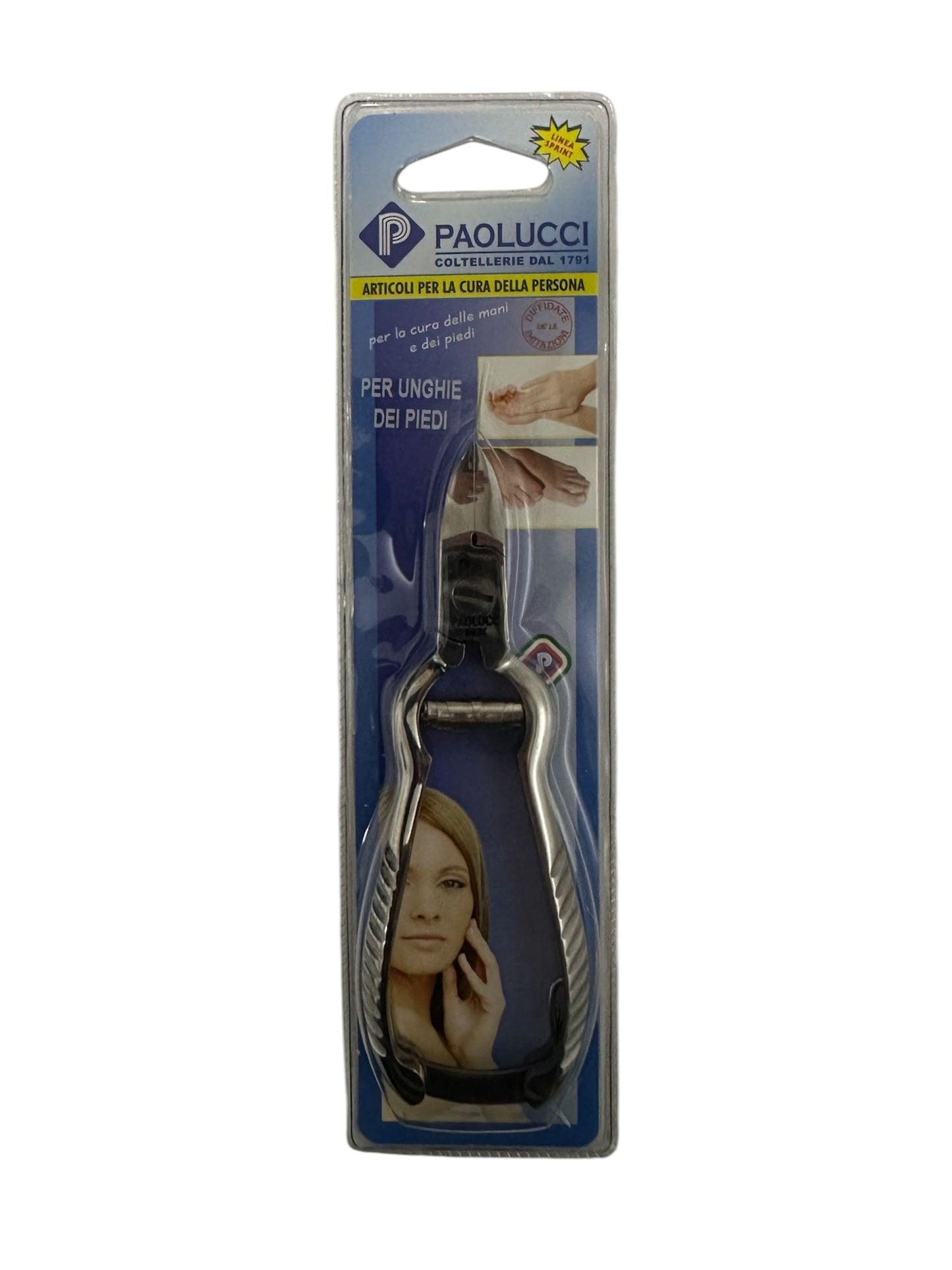 PAOLUCCI SPRINT TRONCHESINE PER UNGHIE PIEDI INOX GRANDE ART.1241 CM.14