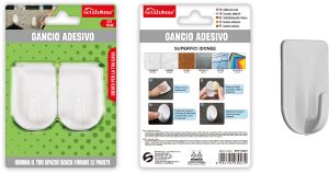 SETABLU HOME GANCIO ADESIVO 2PZ 37X58MM
