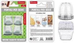 SETABLU HOME PUNTALI PER SEDIE ROTONDI 4PZ 25-27MM