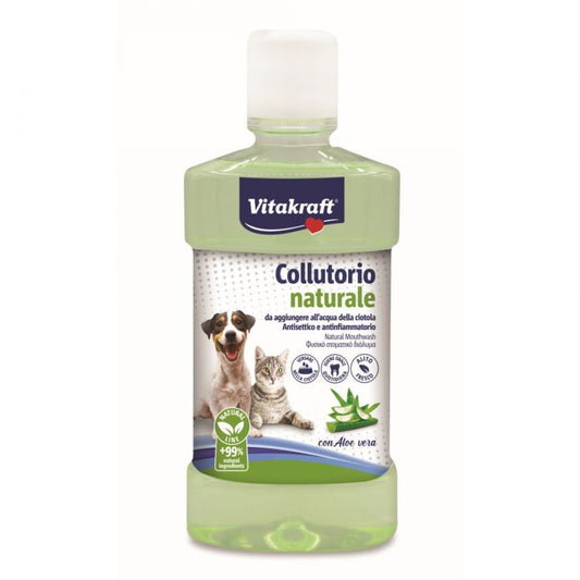 VITAKRAFT COLLUTTORIO NATURALE ALOE VERA CANI E GATTI 500ML