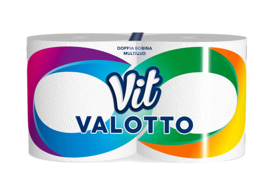 VIT VALOTTO BOBINA MULTIUSO DOPPIA 2 VELI 2 ROTOLI