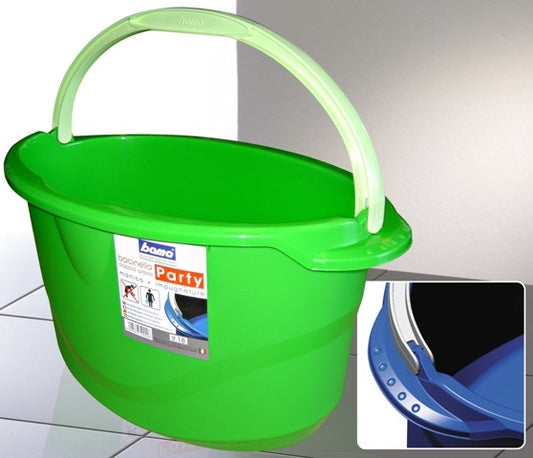 BAMA BACINELLA PARTY DOPPIA PRESA MANICO + IMPUGNATURA LT.18 ASSORTITA