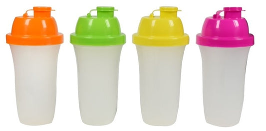 KASAVIVA MIXER SHAKER CON DOSATORE 500ML COLORI ASSORTITI