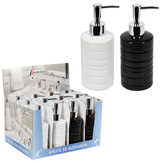 KASAVIVA BLACK&WHITE DISPENSER SAPONE 500ML ASSORTITO