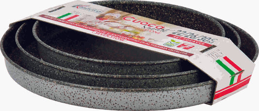 KASAVIVA CUOCA STONE SET FOCACCE 3PZ CM.22-26-30