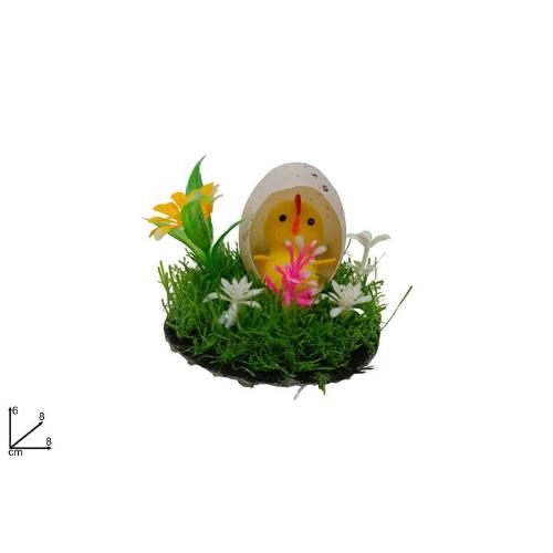 DUE ESSE PULCINO SU ERBETTA CM.6