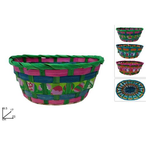 DUE ESSE CESTINO INTRECCIATO OVALE CM.23X8,5X17