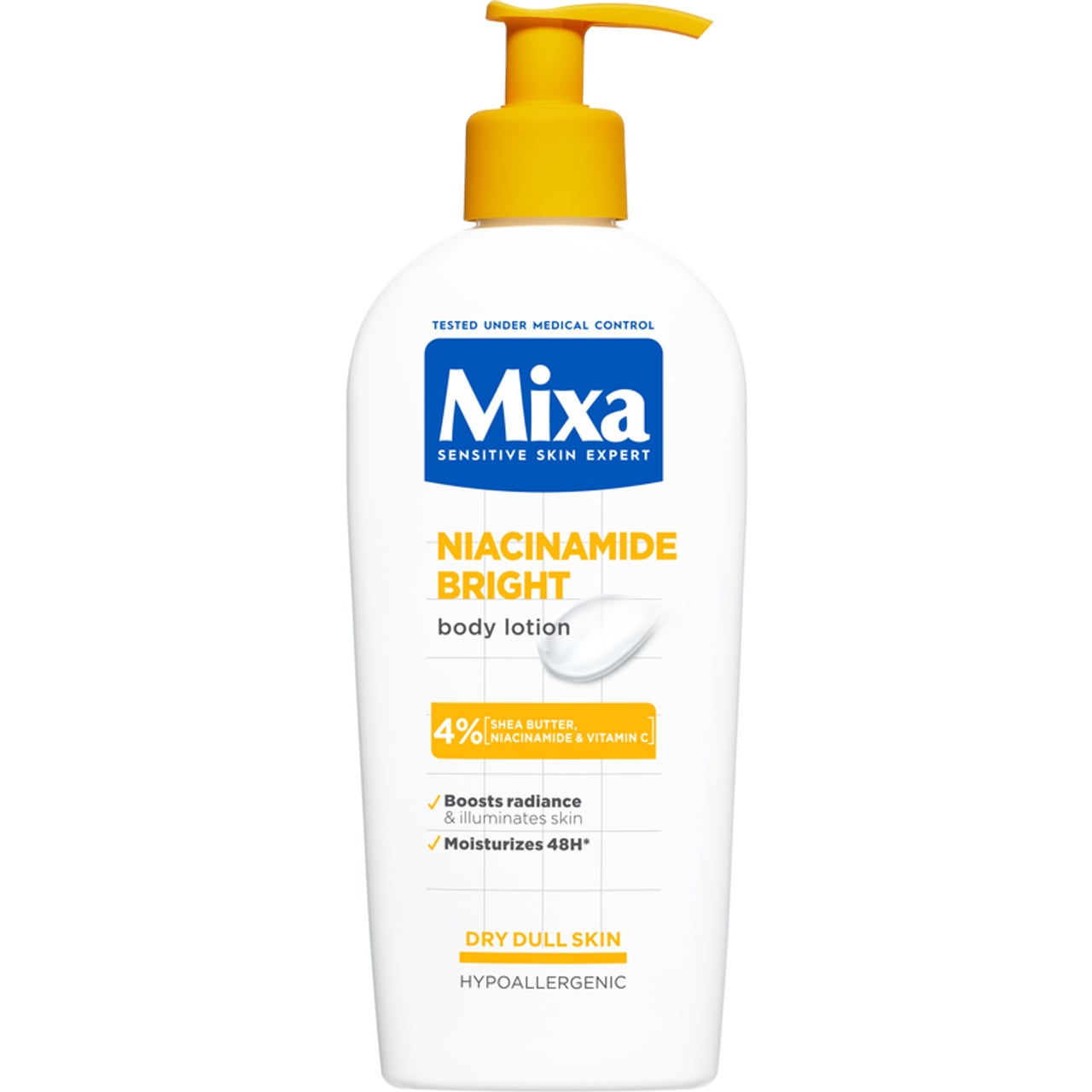 MIXA NIACINAMIDE BRIGHT LOZIONE CORPO 250ML PELLE SECCA E SPENTA