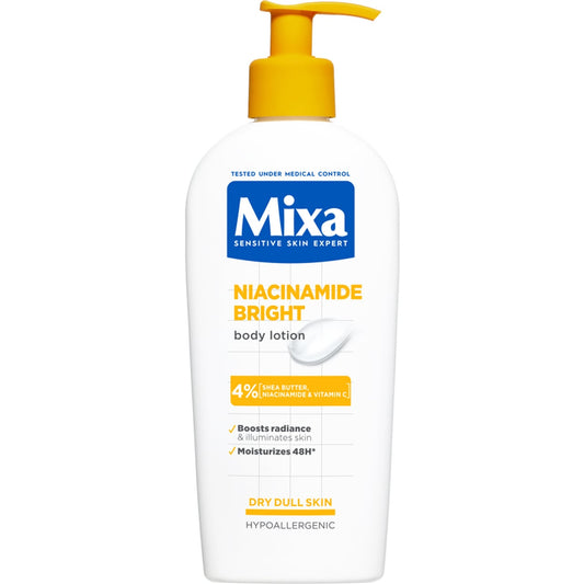 MIXA NIACINAMIDE BRIGHT LOZIONE CORPO 250ML PELLE SECCA E SPENTA