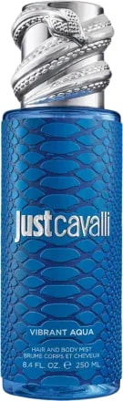 JUST CAVALLI HAIR AND BODY MIST 250ML VIBRANT AQUA