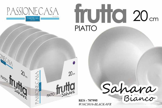 GICOS PASSIONECASA PIATTO FRUTTA 20CM SAHARA BIANCO RES-707995