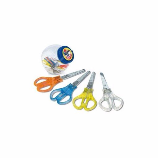 POOL OVER FORBICI SCUOLA PUNTA ARROTONDATA CENTIMETRATE 13CM