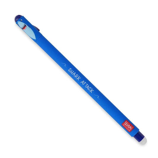 LEGAMI MILANO PENNA GEL CANCELLABILE 0,7MM SHARK "SHARK ATTACK" INCHIOSTRO BLU
