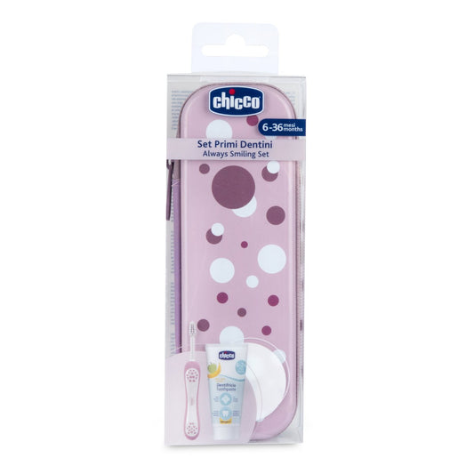 CHICCO BABY SET PRIMI DENTINI 6-36 MESI LILLA