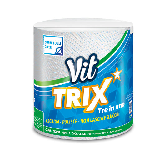 VIT TRIX BOBINA TRE IN UNO SUPER FOGLI 3 VELI 1 ROTOLO