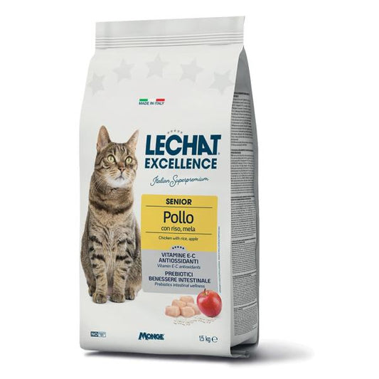 LECHAT EXCELLENCE CROCCANTINI 1,5KG +7 ANNI SENIOR POLLO