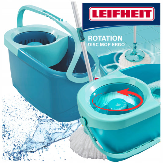 LEIFHEIT ROTATION DISC MOP ERGO KIT COMPLETO