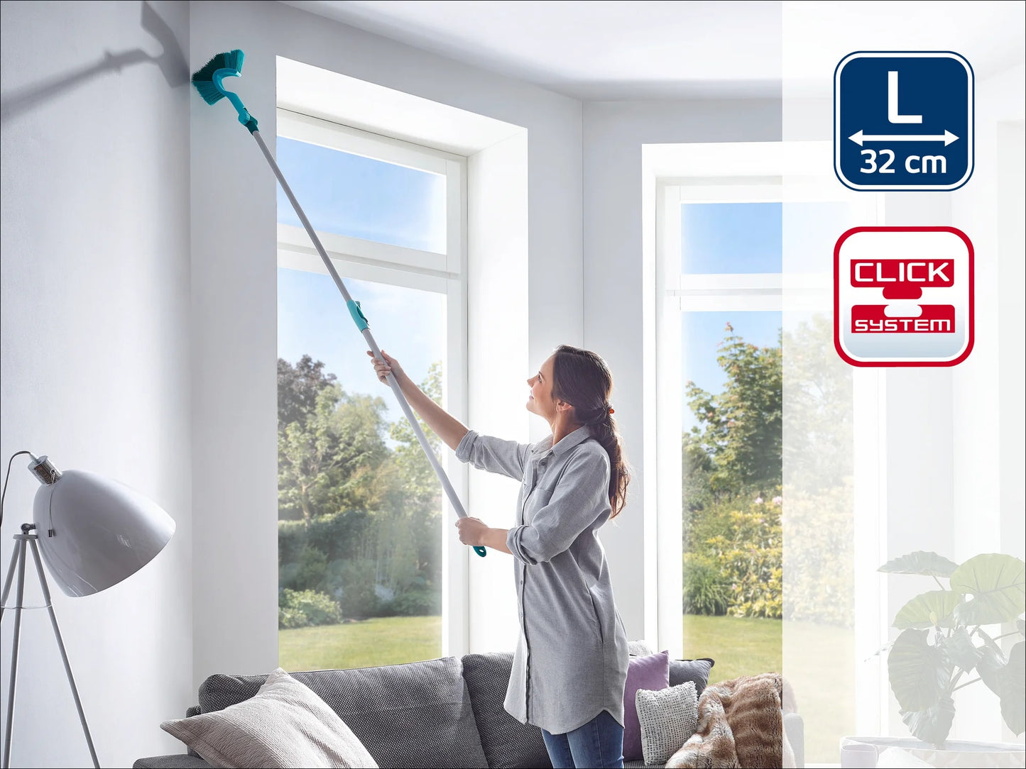 LEIFHEIT RAGNATORE DUSTY L CM.32 CLICK SYSTEM