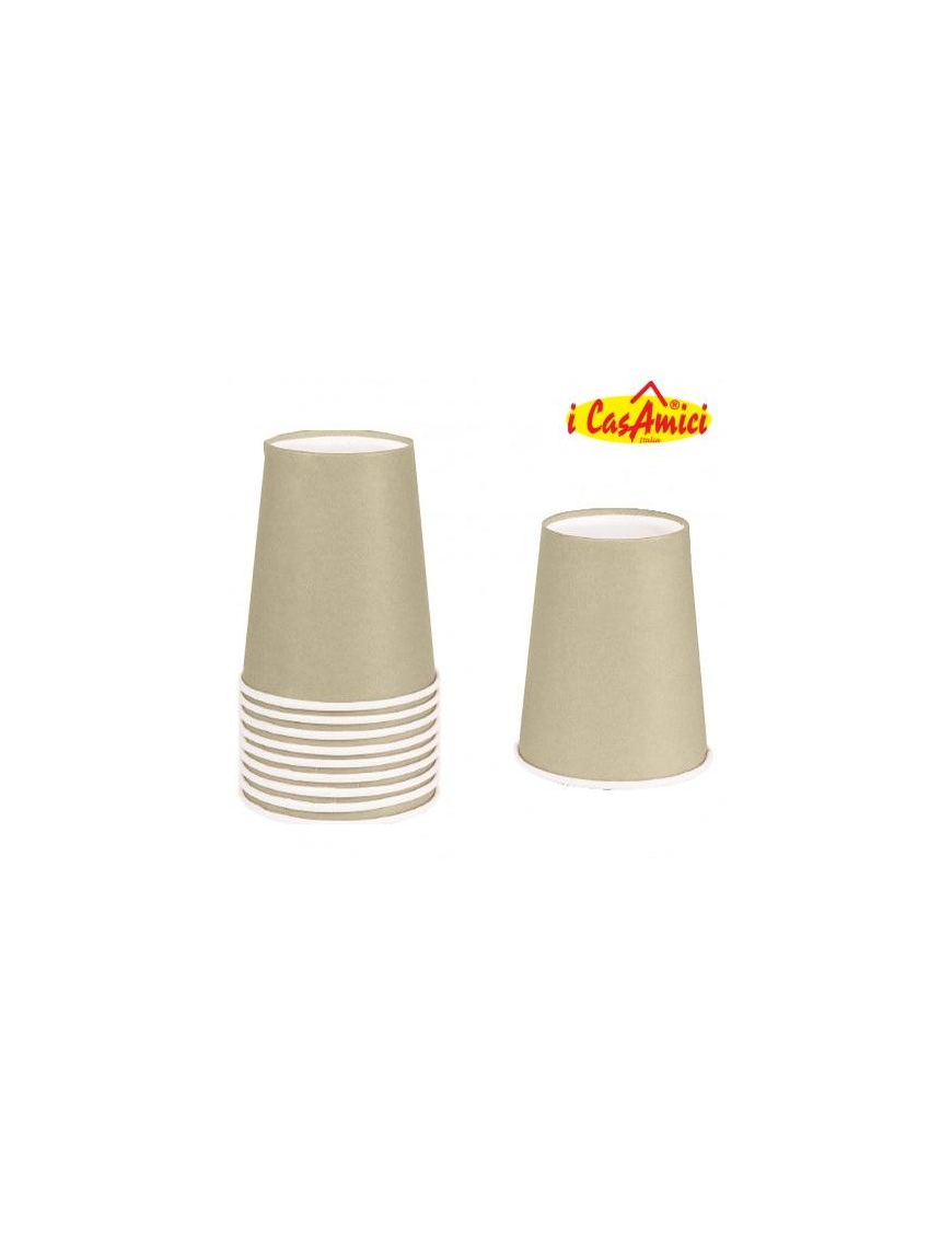 MOVIDA BICCHIERI DI CARTA 180ML 50PZ TORTORA