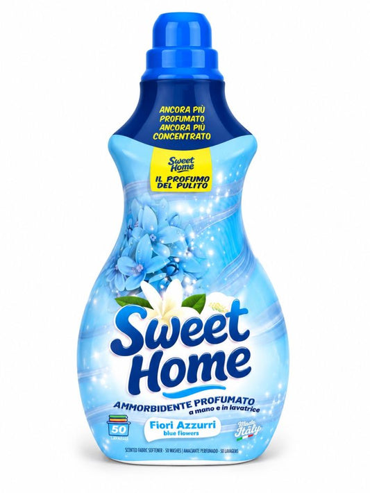 SWEET HOME AMMORBIDENTE CONCENTRATO 1,25L 50LAV. FIORI AZZURRI
