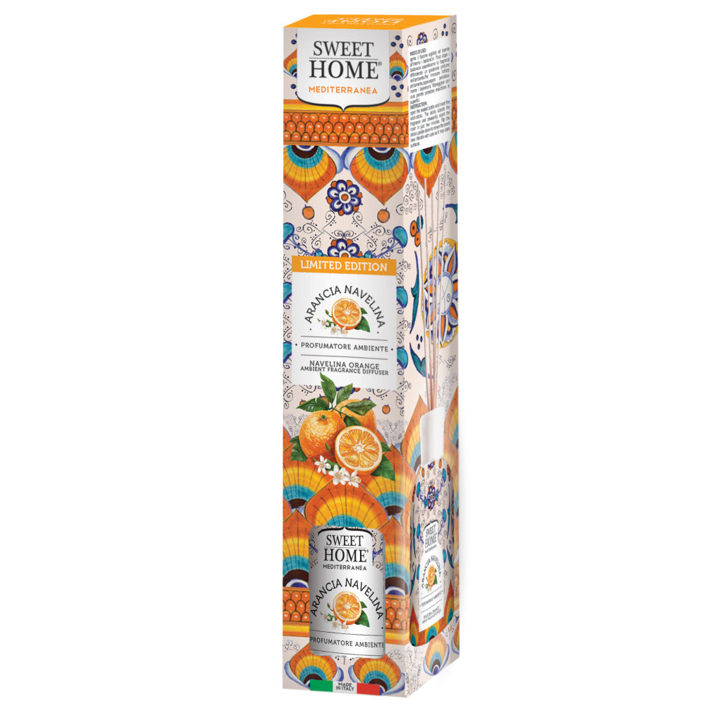 SWEET HOME MEDITERRANEA PROFUMATORE AMBIENTE 100ML LIMITED EDITION ARANCIA NAVELINA