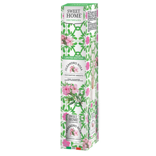 SWEET HOME MEDITERRANEA PROFUMATORE AMBIENTE 100ML LIMITED EDITION OLEANDRO ROSA