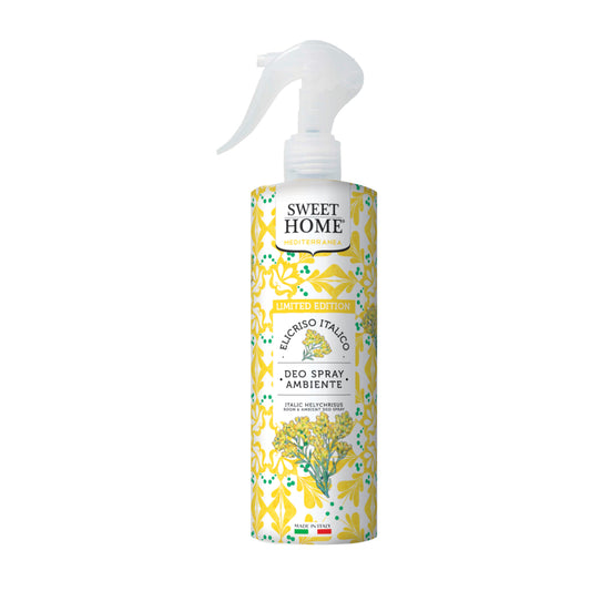 SWEET HOME MEDITERRANEA DEO SPRAY AMBIENTE 250ML LIMITED EDITION ELICRISO ITALICO