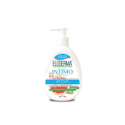 ELODERMA DETERGENTE INTIMO EROGATORE 300ML ATTIVO TEA TRE PH 4,5