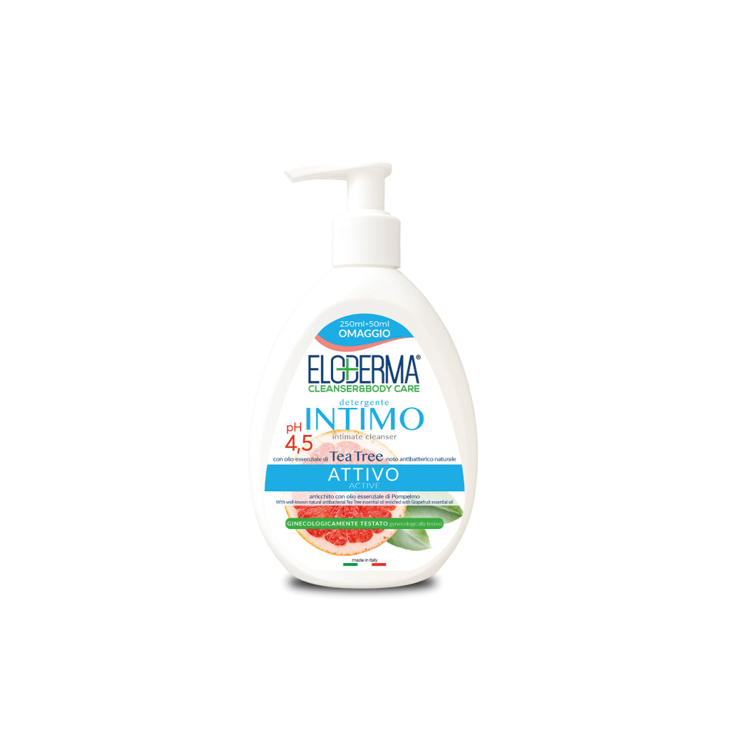 ELODERMA DETERGENTE INTIMO EROGATORE 300ML ATTIVO TEA TRE PH 4,5