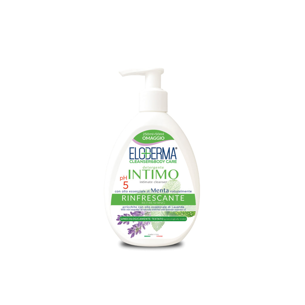 ELODERMA DETERGENTE INTIMO EROGATORE 300ML RINFRESCANTE MENTA PH 5