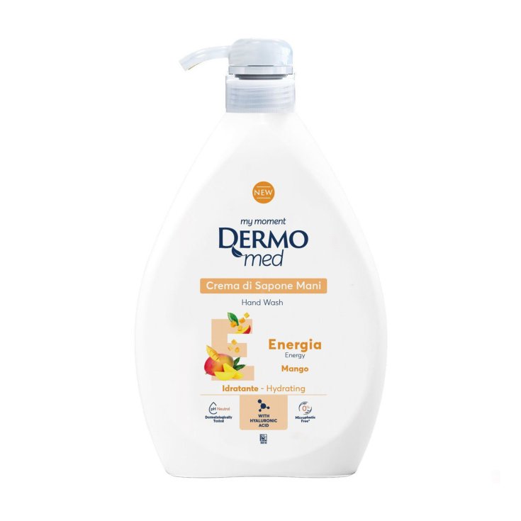 DERMOMED CREMA DI SAPONE MANI 1L ENERGIA MANGO