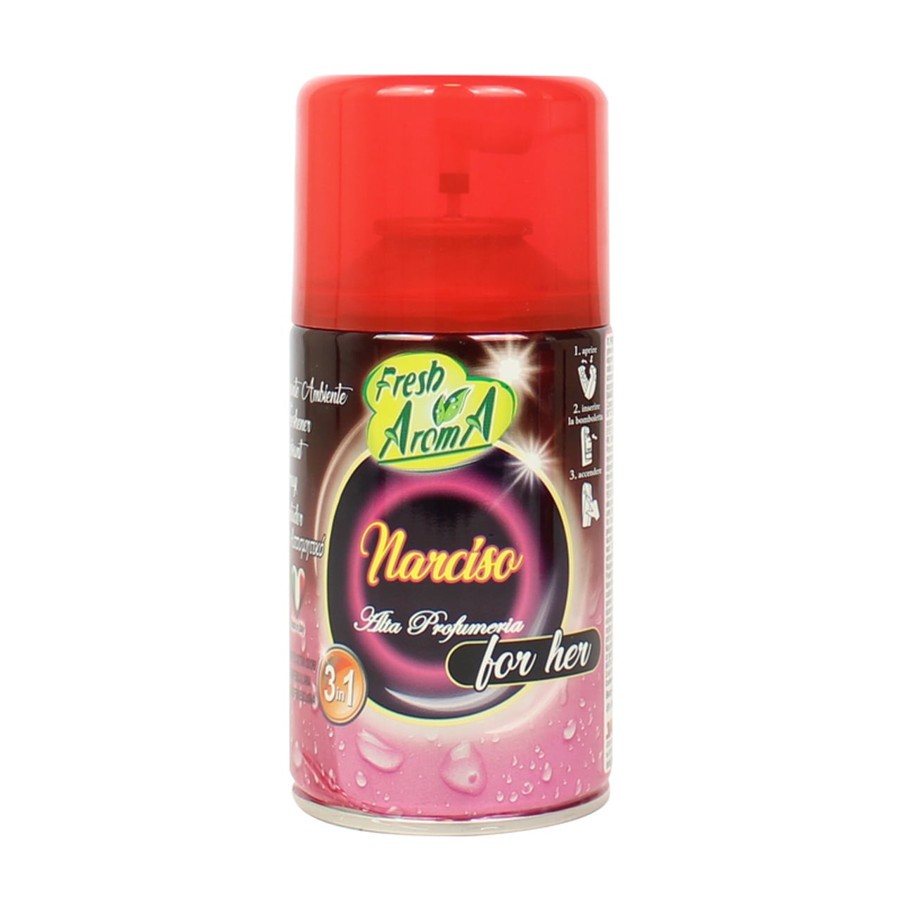 FRESH AROMA DEO MATIC RICARICA 3IN1 250ML NARCISO FOR HER