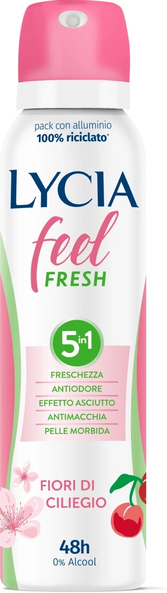 LYCIA DEO SPRAY 150ML FEEL FRESH 5IN1 FIORI DI CILIEGIO