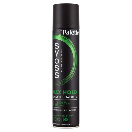 SYOSS BY PALETTE LACCA 300ML MAX HOLD 3IN1 TENUTA FORTE