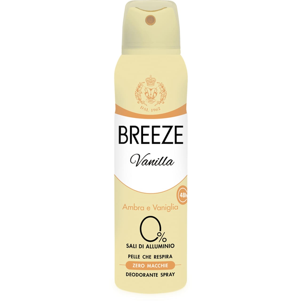 BREEZE DEO SPRAY 150ML VANILLA AMBRA E VANIGLIA