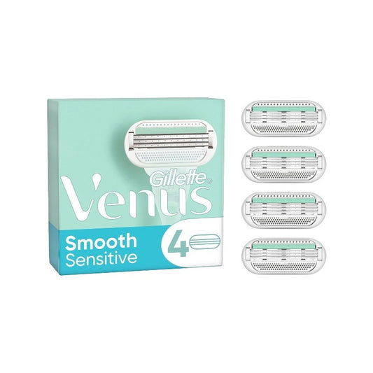 GILLETTE VENUS SMOOTH SENSITIVE RICAMBI X4