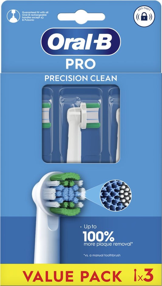 ORAL-B REFILL PRO PRECISION CLEAN VALUE PACK 3PZ