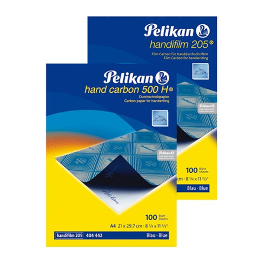 PELIKAN HAND CARBON 500H CARTA CARBONE A4 1 FOGLIO BLU