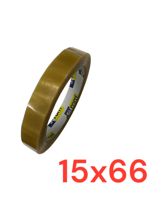SYROM NASTRO ADESIVO TRASPARENTE W-TAPE 15X66