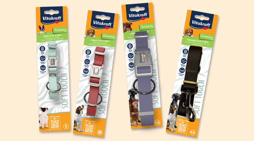 VITAKRAFT SOFT TOUCH COLLARE IN PVC E NYLON SIZE M 34-52CM