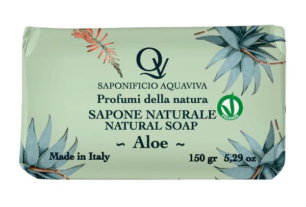 AQUAVIVA SAPONE NATURALE BAGNODOCCIA PROFUMATO 150G MUSCHIO BIANCO