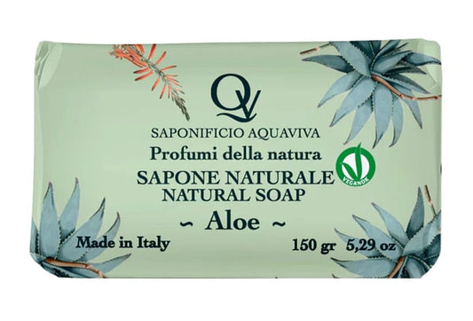 AQUAVIVA SAPONE NATURALE BAGNODOCCIA PROFUMATO 150G MUSCHIO BIANCO