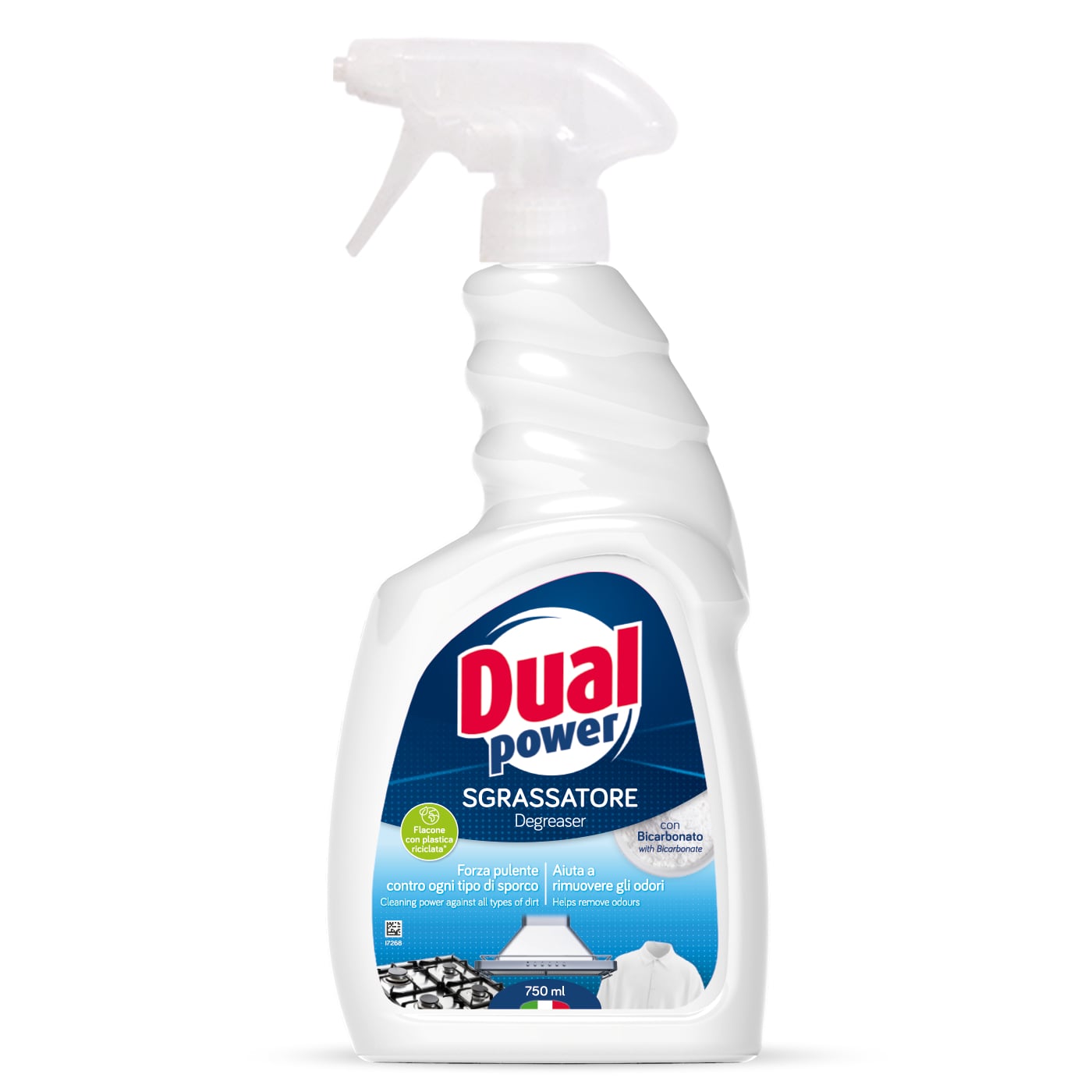 DUAL POWER SGRASSATORE SPRAY 750ML BICARBONATO