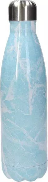 TOGNANA NATURAL LOVE BOTTIGLIA TERMICA IN ACCIAIO INOX 18/10 500ML MARMO BLU TIFFANY